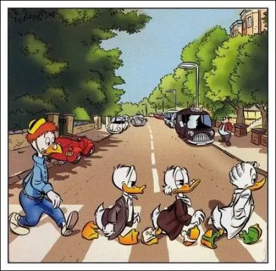 Sur cette image, nous pouvons apercevoir, Picsou, Donald, Gontran et...