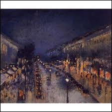 Qui a peint 'Boulevard Montmartre, effet de nuit' ?
