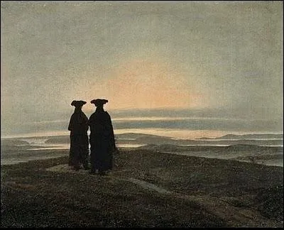 Qui réalisa 'Paysage nocturne avec deux hommes'