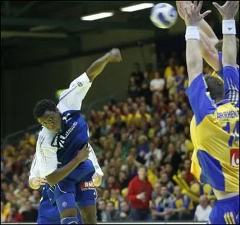 Contre quel quipe Luc Abalo tir-il?