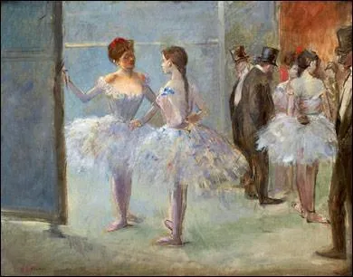 Qui a peint Le foyer de l'opra ?