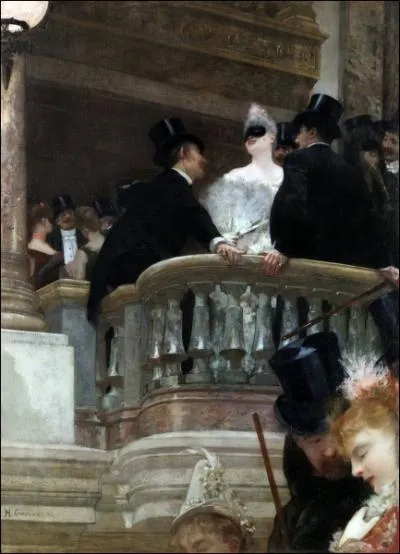 Qui a peint Le Bal de l'opra, Paris. 1886 ?