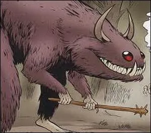 Crature cruelle qui commande aux hordes de rats-garous