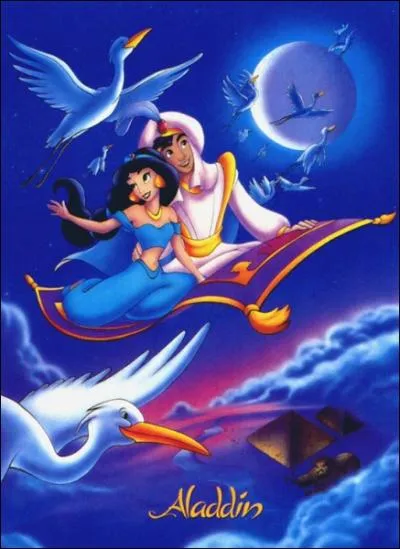 Grâce à la magie, Aladdin épouse...