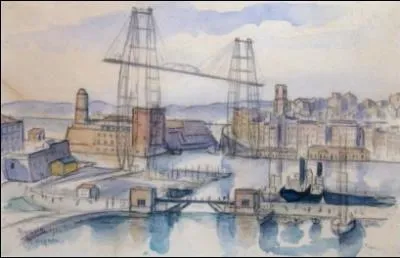 Qui a peint Vue de Marseille et le pont transbordeur ?