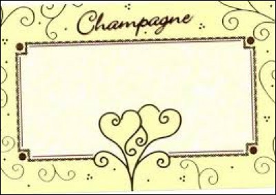 Le millésime est indiqué sur les bouteilles de champagne.