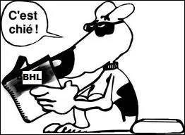 Quel philosophe, leur chien lit-il couramment ?