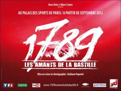 Un des singles de 'Mozart, l'opra rock' annonait '1789 : Les amants de la Bastille' en septembre 2012 au Palais des Sports de Paris. Quel est ce single ?