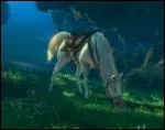 Quel est le nom du cheval de la garde royale ? Il part &agrave; leur recherche en flairant le sol comme un chien . .