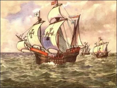 Pinta, NiNa et Santa Maria ( 2 caravelles et 1 nef ) sont les 3 ...