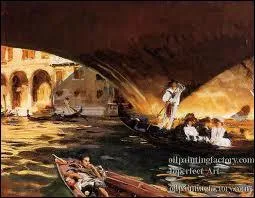 Qui a peint 'Le rialto, grand canal' ?