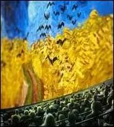 Au pavillon Omnimax, quel clbre peintre est  l'honneur dans un film projet sur cran hmisphrique ?