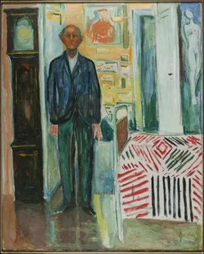 De qui est cet ' Autoportrait. Entre l'horloge et le lit' ?