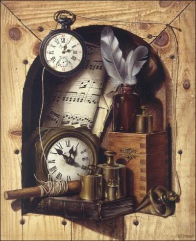 Qui a peint 'Des poids et des mesures' ?