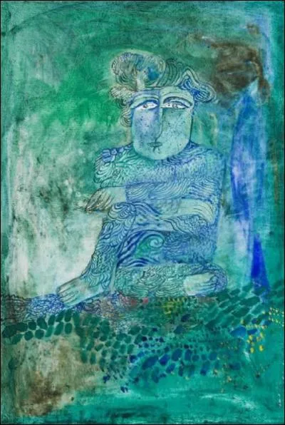 Ce personnage bleu est peint par ?