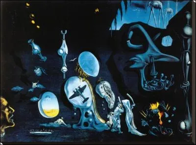 Ce tableau, titr Idylle atomique, est de l'artiste ?