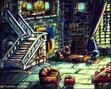 Où se situe la salle commune de Serdaigle ?