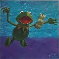 Kermit en eaux 'grunge'. De quel univers nous vient Kermit la grenouille ?