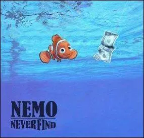 Quel est le nom du pre de ce petit poisson perdu dans le bassin ' Nevermind' ?