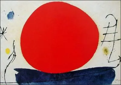 Titolo, joli cercle rouge, a t peint par ?