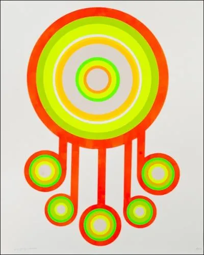 L'usage du cercle en mode psychdlique, oeuvre de ?