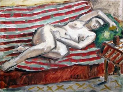 Qui a peint Nu sur le canap ?