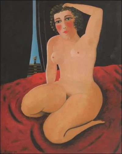 Qui a peint Nu au coussin rouge ?
