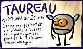 Entre quels signes se situe le taureau ?