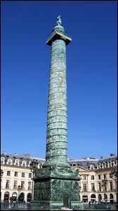 En quelle anne a dbut la construction de ' La colonne Vendme ' ?