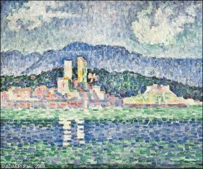 Qui a peint Antibes orage ?