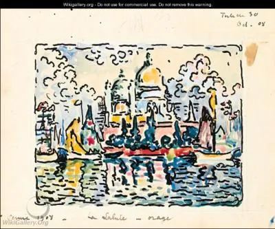 Qui a peint Venise La salute orage ?