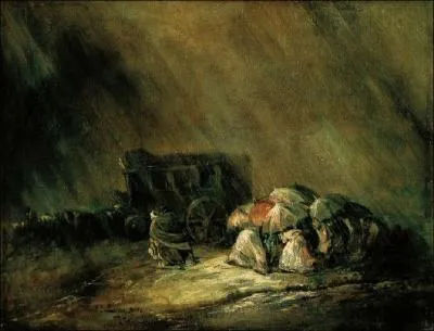 Qui a peint La diligence sous l'orage ?