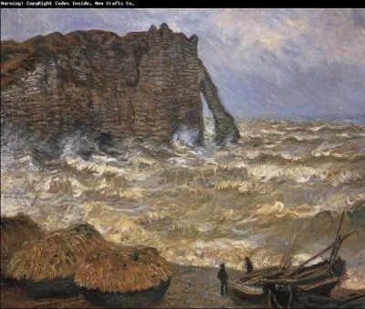 Qui a peint Falaises d'Etretat aprs l'orage ?
