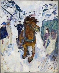 Quel est l'auteur de ce 'Cheval au galop' ?