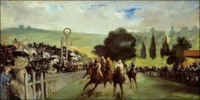 Quel est l'auteur de cette 'Course de chevaux  Longchamp' ?