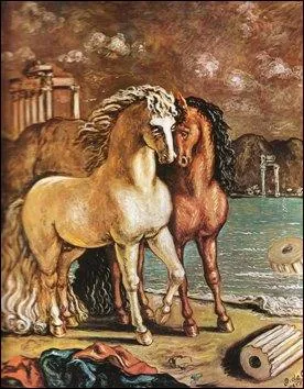 Qui a peint 'Chevaux sur une plage de Grce' ?