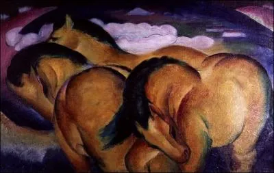 Qui a peint 'Petits chevaux jaunes' ?