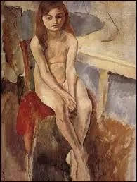 Qui a peint cette jeune fille assise ?