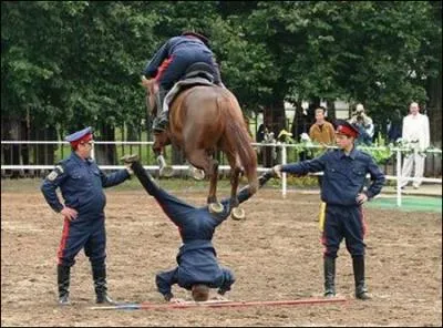 Quelle est cette activit questre ?