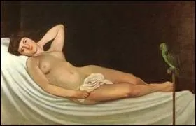 Qui est l'auteur de cette toile intitule ' La femme au perroquet ' ?