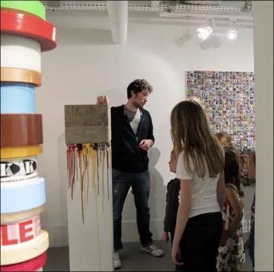 A quelle occasion l'artiste Benjamin Sabatier, expos au sein de Ma Premire Galerie, du 15 mars au 3 avril 2011, a-t-il rencontr Keith Haring ?