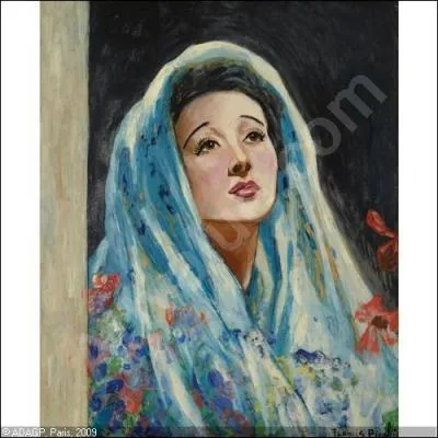 Qui a peint femme au chle bleu ?