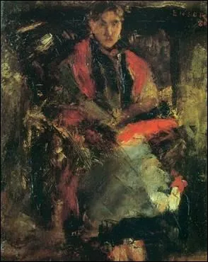 Qui a peint La femme au chle rouge ?