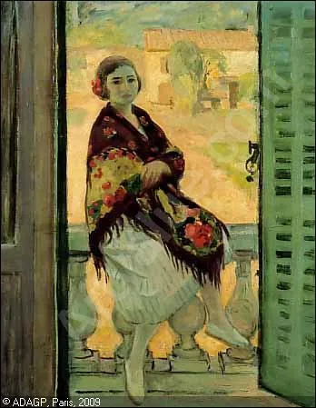 Qui a peint Elgante au chle ?