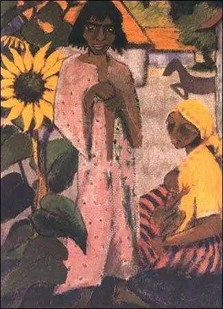 Qui a peint Tziganes avec des tournesols ?