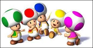 De quelle couleur sont les Toad ?