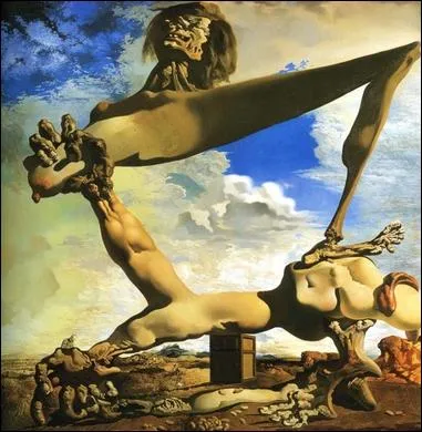 Quel peintre espagnol a peint Prmonition de la guerre civile ?