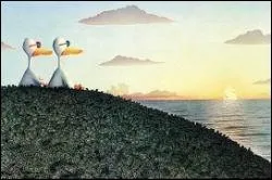 Michael Bedard a peint ce tableau, ironique ou pas ? , car quel titre lui a-t-il donn ?