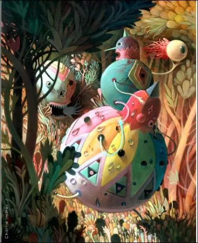 Voici un tableau tout en teintes pastel mais au sujet des plus tranges, dont l'auteur est ?