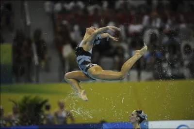 Quelle discipline aquatique a t prise en clich lors des Championnats du Monde  Shangha ?